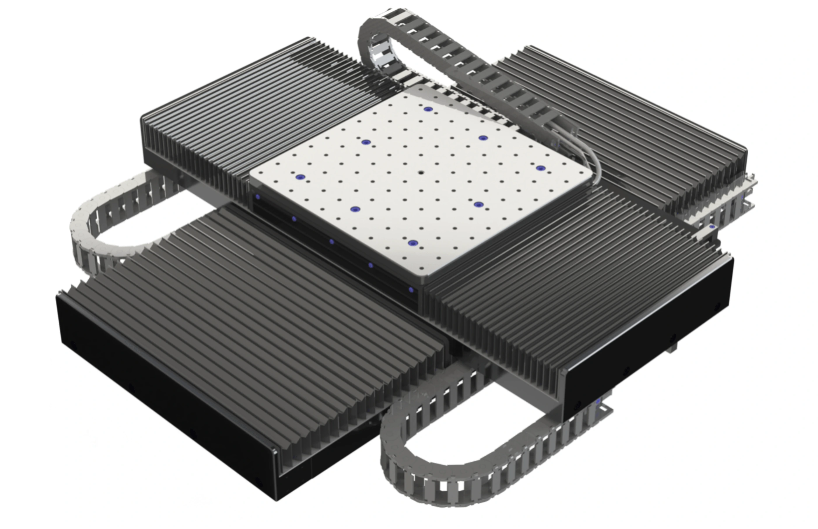 XY Roller Element Bearing Positioning System